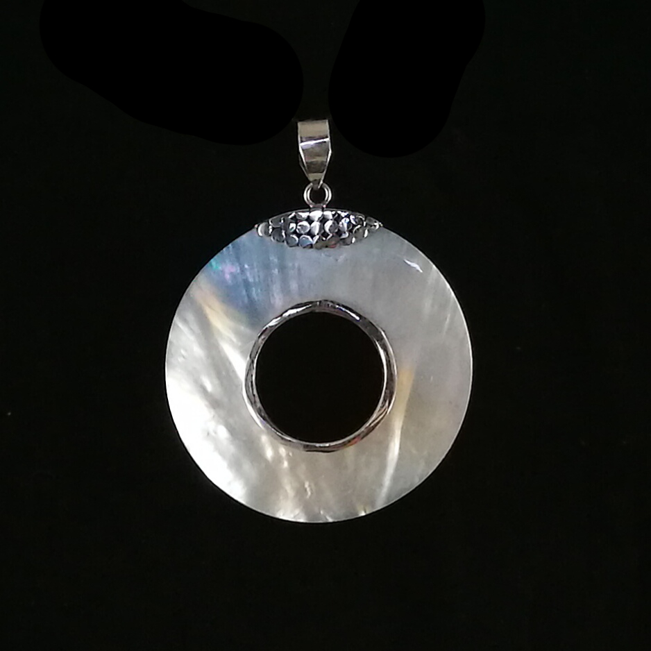Colgante plata de ley y madre perla