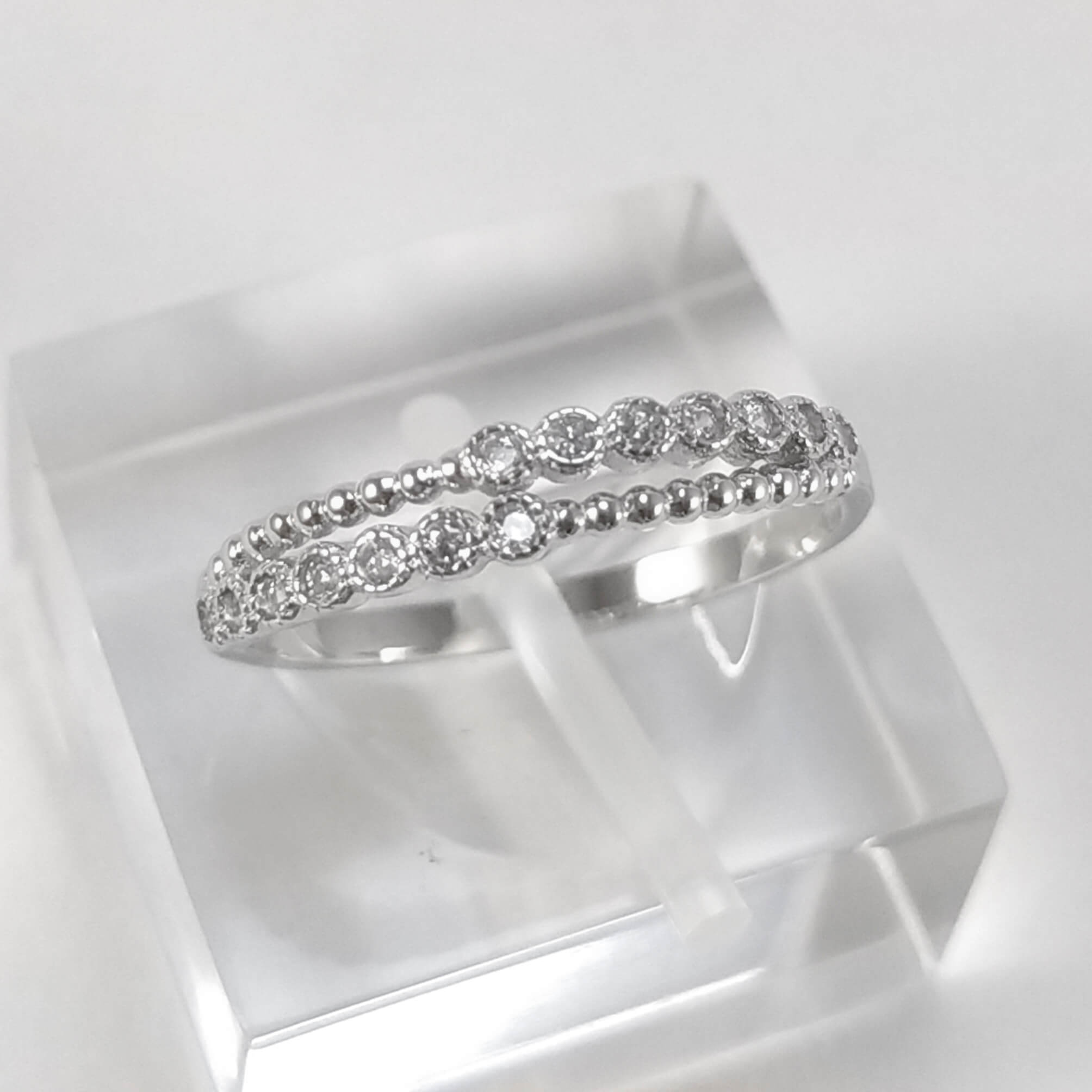 Anillo fino dos lineas - Imagen 5