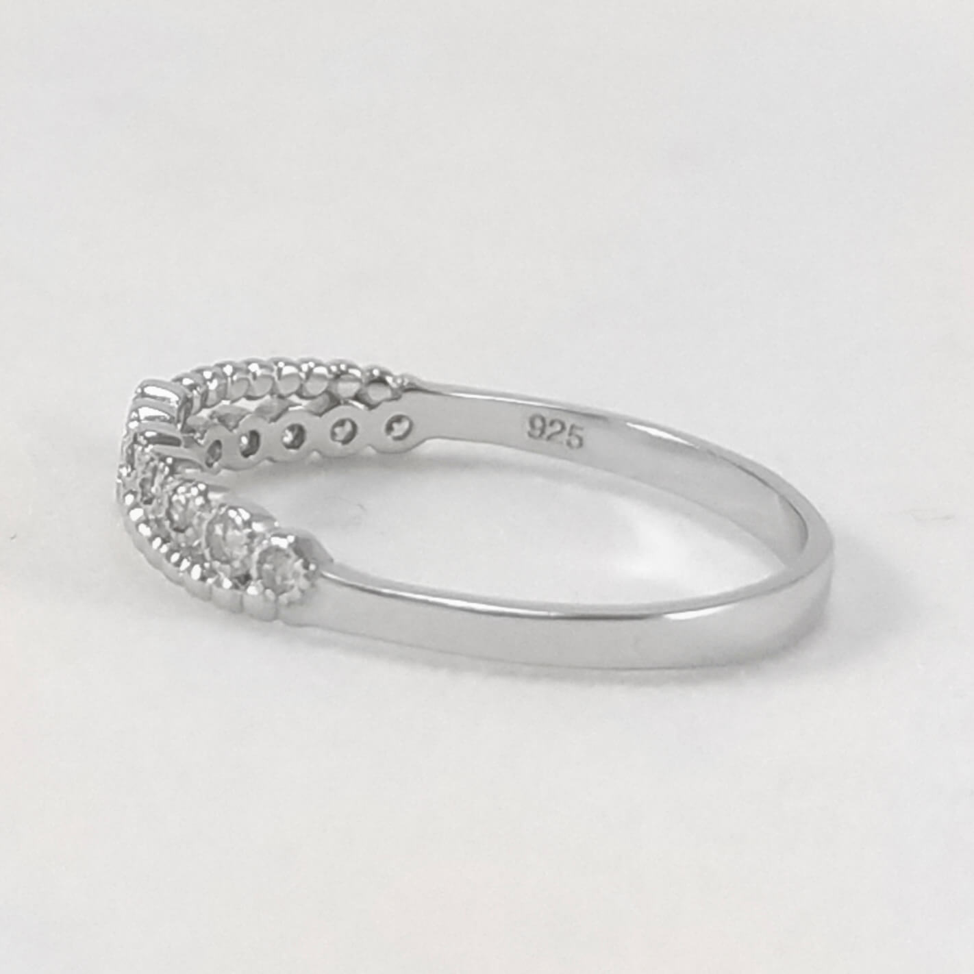 Anillo fino dos lineas - Imagen 3