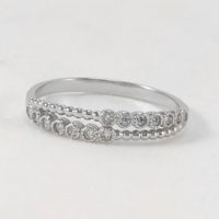 Anillo fino dos lineas