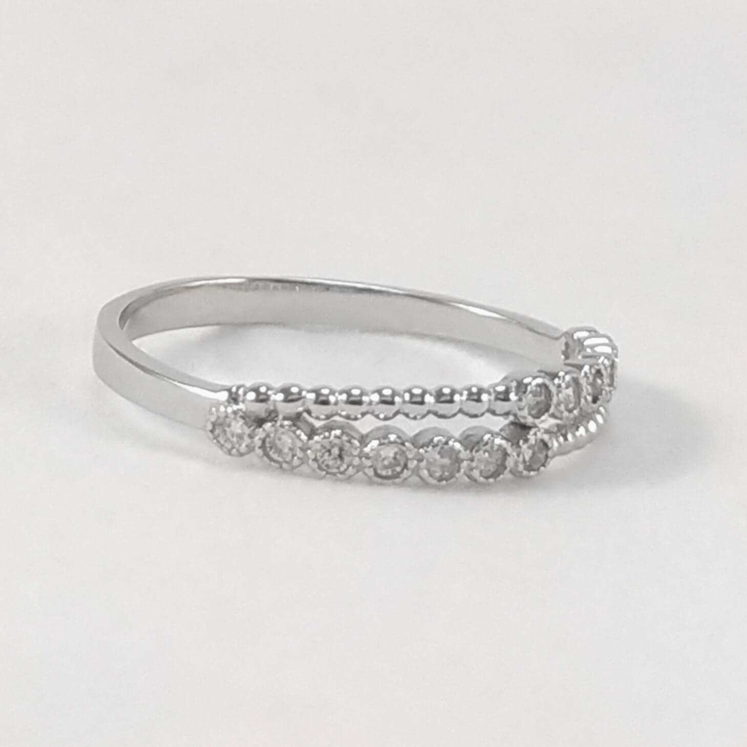 Anillo fino dos lineas - Imagen 2