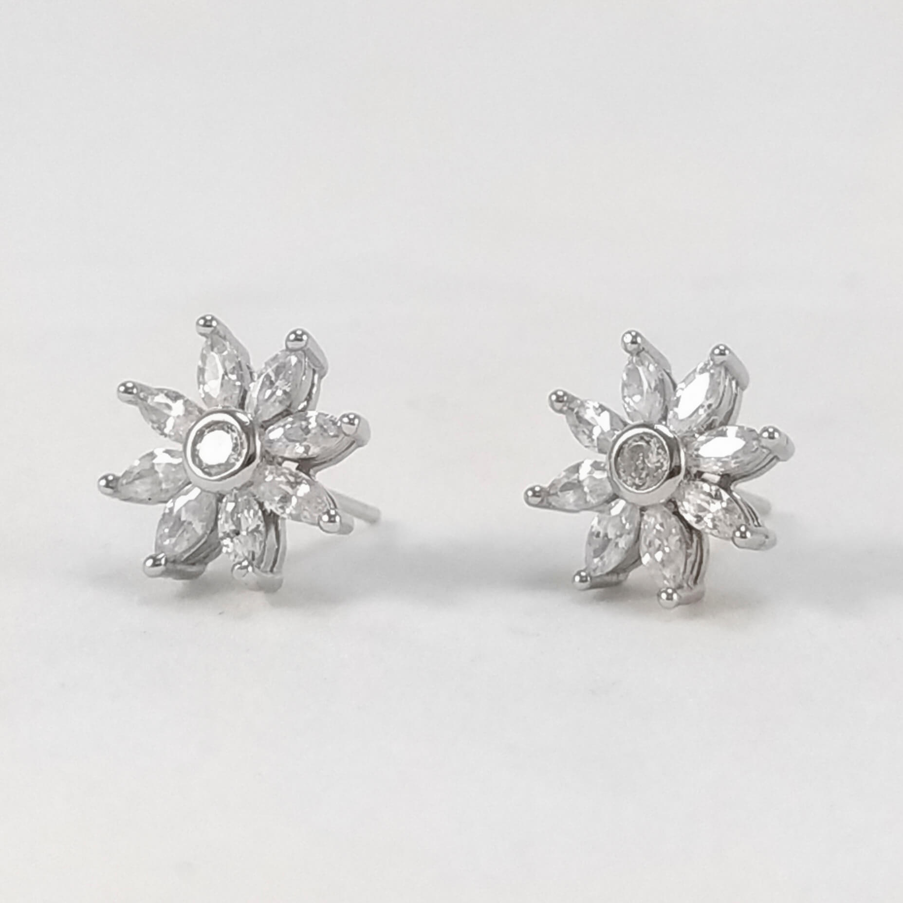 Pendientes flor de nieve (Edelweiss) - Imagen 4