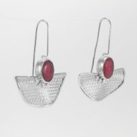 Pendientes Corindón abanico