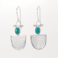 Pendientes columpio Turquesa