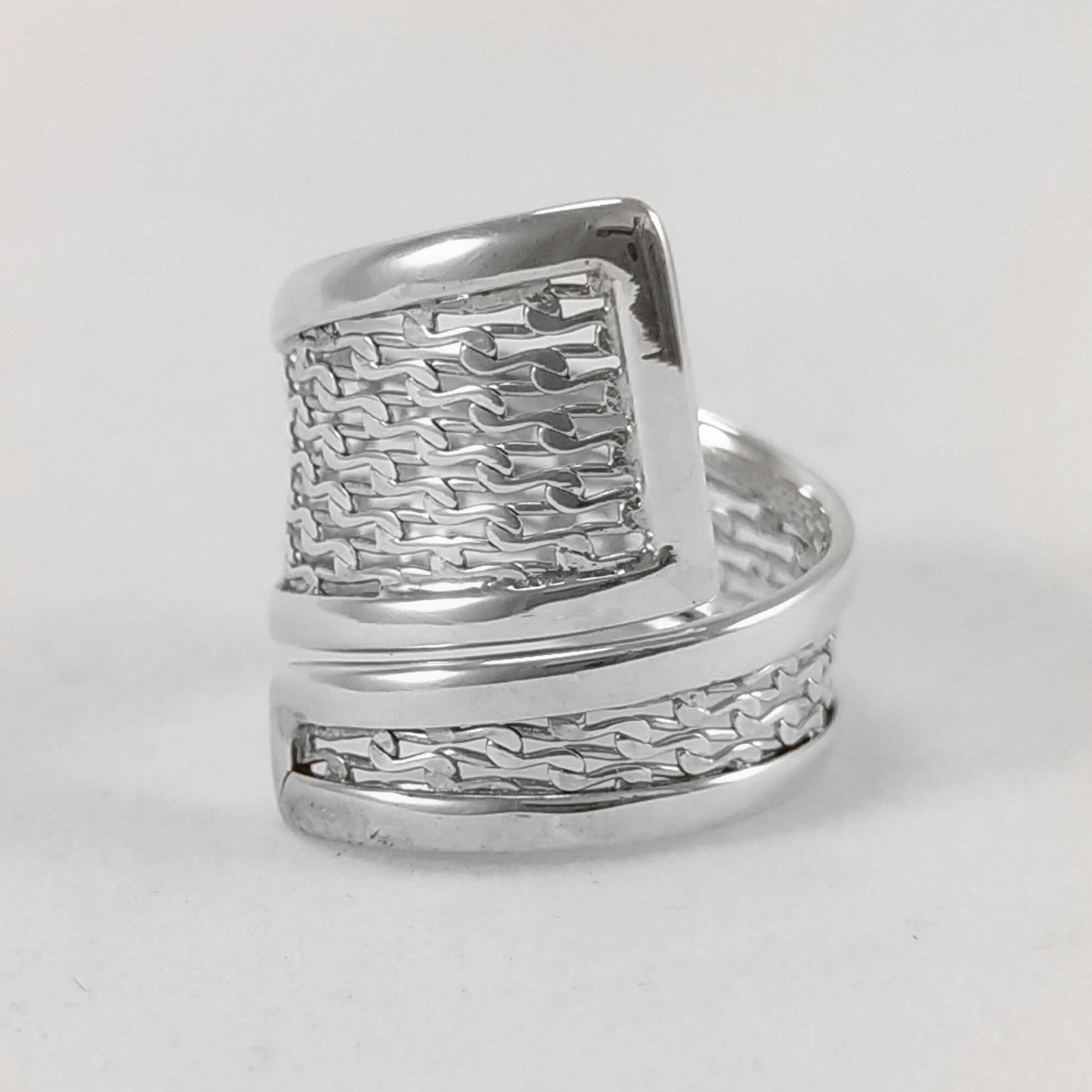 Anillo ajustable malla liso - Imagen 2