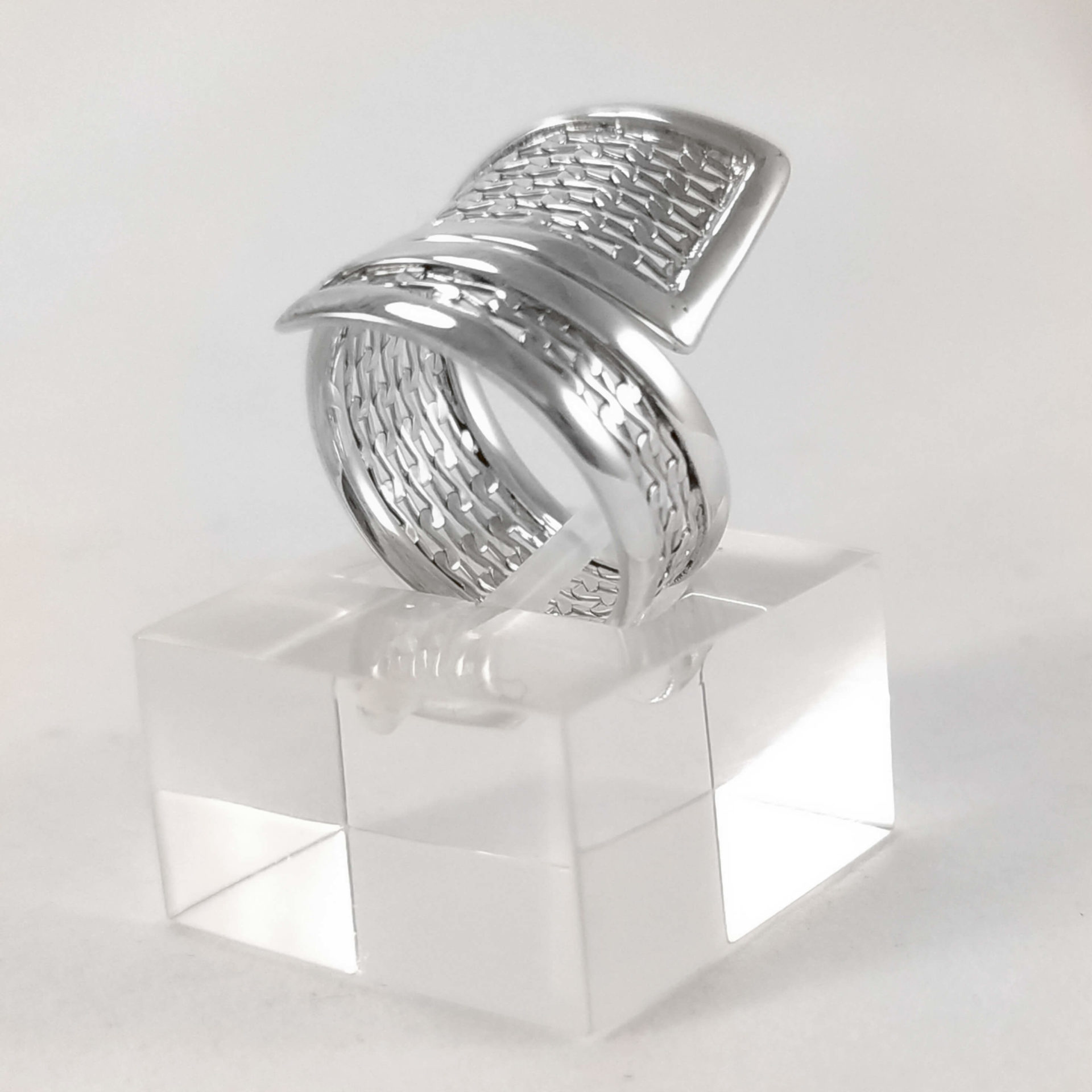 Anillo ajustable malla liso - Imagen 3
