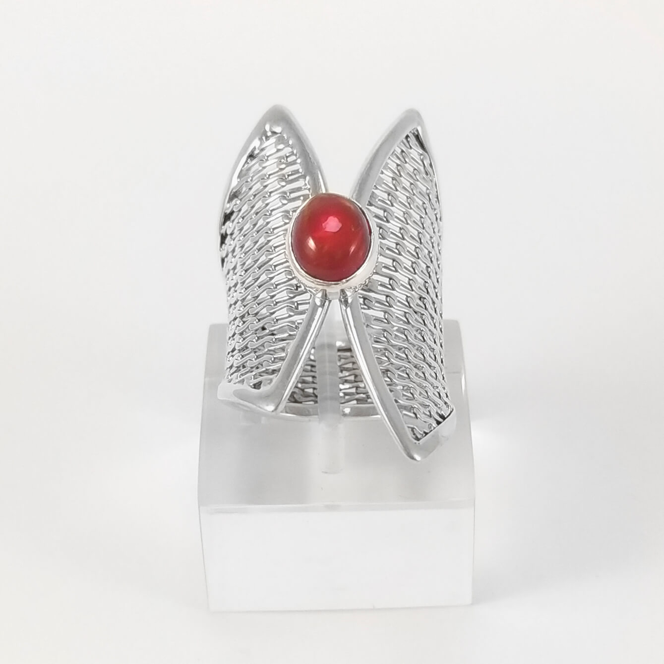 Anillo Ópalo de fuego malla - Imagen 3