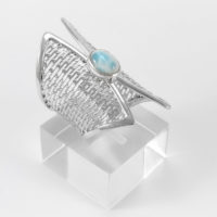 Anillo Larimar malla